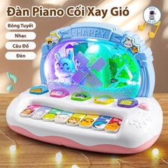 Đàn Piano Cối Xay Gió Cho Bé Có Đèn, Nhạc Và Hiệu Ứng Hạt Xốp – Đồ Chơi Giáo Dục Sớm