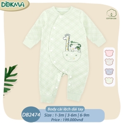 Dokma - Body cài lệch dài tay DB2474