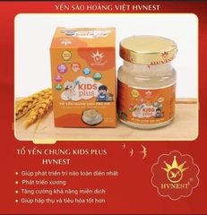 Yến KIDS chưng sẵn Hoàng Việt - Khánh Hòa, chiết xuất 30% tổ yến tươi, bổ sung dinh dưỡng cho trẻ em biếng ăn , chậm tăng cân, thấp còi