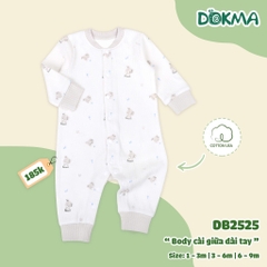 Body cài giữa dài tay Dokma DB2525