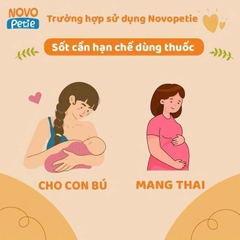 Xịt Giải Cảm Hạ Sốt Novo Petie 100ml – Hỗ Trợ Làm Mát Cơ Thể, Giảm Khó Chịu Khi Bé Bị Sốt