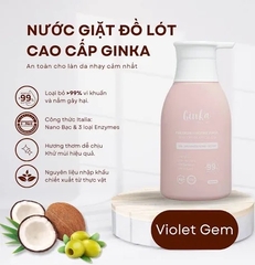 Nước giặt đồ lót cao cấp Ginka - Hồng Violet 280ml