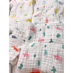 Khăn Tắm Xô Nhăn ( 6 lớp) cao cấp siêu mềm, dày dặn thấm hút tốt cho bé