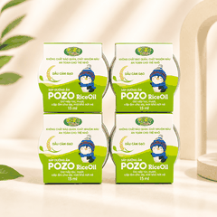 Sáp Dưỡng Ấm POZO RiceOil 15ml – Giữ Ấm, Hỗ Trợ Làm Dịu Cảm Giác Khó Chịu Khi Cảm Gió, Nghẹt Mũi