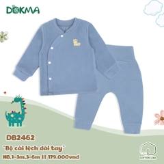DOKMA - Bộ cài lệch dài tay thu đông DB2462