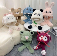 Mũ lông panda có bop tay cử động siêu hot cho bé