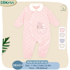 Dokma - Body cài lệch dài tay DB2474
