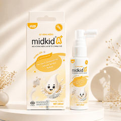 Xịt Răng Miệng Midkid A+ 30ml – Hỗ Trợ Chăm Sóc Răng Miệng Cho Bé Từ 3 Tháng Tuổi
