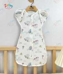 Nhộng lưới thông hơi mở tay 100% cotton Organic SwaddleMe