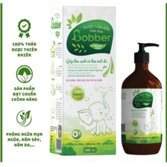 Nước Tắm Gội Thảo Dược Bobber cho bé từ sơ sinh phòng ngừa mụn, rôm sảy, hăm da
