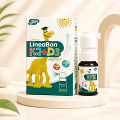 Xịt Vitamin D3 K2 LineaBon K2 + D3 Vita MK7 10ml – Hỗ Trợ Hấp Thu Canxi, Phát Triển Xương Và Răng Cho Trẻ