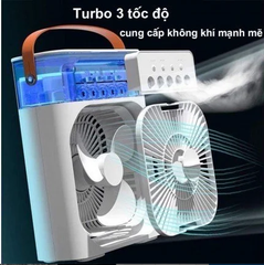 Quạt Phun Sương Điều Hòa Hơi Nước Mini Cao Cấp Air Cooler Fan