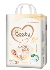 Bỉm Goo.by Extra NB72 (Dưới 5kg) – Siêu Mỏng, Thấm Hút Khô Thoáng Cho Trẻ Sơ Sinh
