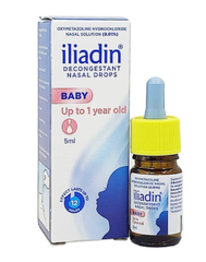 TPCN - Thuốc nhỏ mũi dành cho trẻ sơ sinh Iliadin 0.01% (Hộp 1 chai 5ml)
