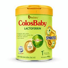 Sữa ColosBaby Lactoferrin 1+ 400g Cho Bé 1–2 Tuổi Tăng Đề Kháng, Hỗ Trợ Tiêu Hóa