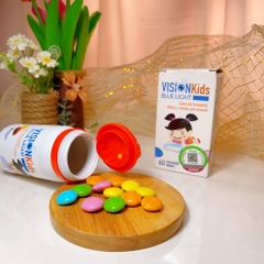 Viên sáng mắt học đường Vision Kids – Bảo tồn thị lực tốt nhất (hộp 60v)