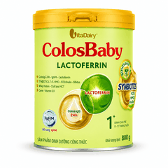 Sữa ColosBaby Lactoferrin 1+ 800g Cho Bé 1–2 Tuổi | Tăng Đề Kháng, Hỗ Trợ Tiêu Hóa