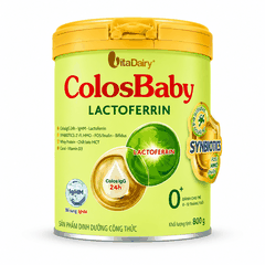 Sữa ColosBaby Lactoferrin 0+ 800g – Tăng Đề Kháng, Hỗ Trợ Tiêu Hóa Cho Trẻ 0–12 Thán