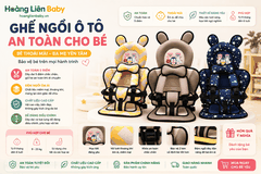 Ghế Ngồi Ô Tô Cho Trẻ Em – Đệm Êm, Đai An Toàn Nhiều Điểm, Thiết Kế Dễ Thương