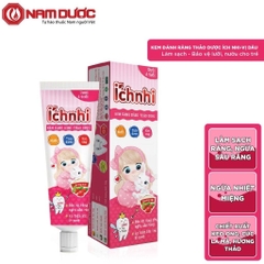 Kem Đánh Răng Thảo Dược Ích Nhi Nuốt Được Cho Bé Dưới 6 Tuổi Không Cay