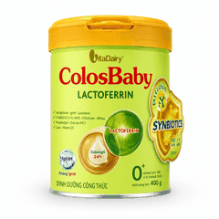 Sữa ColosBaby Lactoferrin 0+ 400g Cho Trẻ 0–12 Tháng Tăng Đề Kháng Hỗ Trợ Tiêu Hóa
