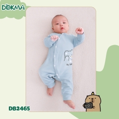 DOKMA - Body cài lệch dài tay DB2465