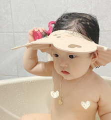 Mũ gội đầu  chắn nước bảo vệ tai và mắt  cho bé từ 0 -6 tuổi, có thể điều chỉnh