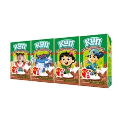 Sữa Kun Socola Lúa mạch hộp 110ml ( LỐC)