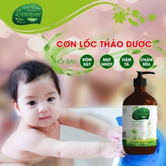 Nước Tắm Gội Thảo Dược Bobber cho bé từ sơ sinh phòng ngừa mụn, rôm sảy, hăm da