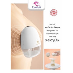 PKBS - Máy hút sữa điện rảnh tay KICHILACHI, hút êm, không đau (Pin sạc tích điện, chất liệu TRITAN)