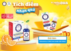 TPCN - BioAmicus Omega-3 DHA EPA vị cam cho bé (Từ sơ sinh)-Vị ngon độc quyền