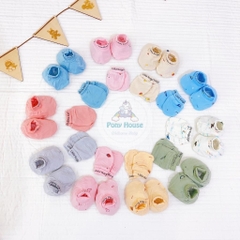 Bao Tay Bao Chân Uala Rogo - Set Bao Tay Chân Sơ Sinh Mềm Mịn Cho Bé Trai, Bé Gái Từ Sơ Sinh