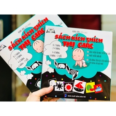 Sách Kích Thích Thị Giác Cho Bé/Trọn Bộ Tranh Kích Thích Thị Giác Ziczac Cho Bé 0-2 Tuổi