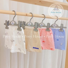Quần Đùi Sơ Sinh Dokma - Quần Chục Đùi Chất Cotton Mỹ Mềm, Mịn Mát Cho Bé Trai Bé Gái Sơ Sinh (1 Chiếc)