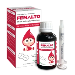 TPCN - Sắt Hữu Cơ Nhỏ Giọt Cho Mẹ, Bé.Không Táo Bón Femalto 15ml