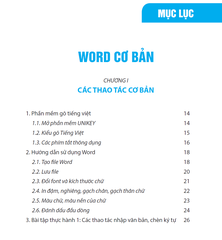 Sách Word Ứng Dụng Văn Phòng - Từ Cơ Bản Đến Nâng Cao