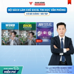 Bộ 2 Sách Excel Và Word Ứng Dụng Văn Phòng Từ Cơ Bản Đến Nâng Cao