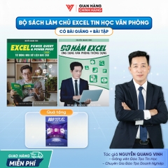 Bộ 2 Sách 90 Hàm Excel Và Excel Power Query & Power Pivot Ứng Dụng Văn Phòng