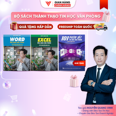 Bộ 2 Sách Excel Và Word Ứng Dụng Văn Phòng Từ Cơ Bản Đến Nâng Cao