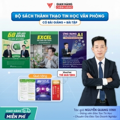 Bộ 3 Sách Excel - 68 Biểu mẫu Excel - Ứng dụng AI Trong Văn Phòng