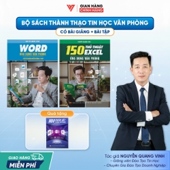 Bộ 2 Sách Word và 150 Thủ Thuật Excel Từ Cơ Bản Đến Nâng Cao