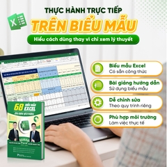 Sách 68 Biểu Mẫu Excel Ứng Dụng Văn Phòng - D08