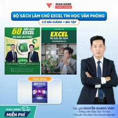 Bộ 2 Sách 68 Biểu Mẫu Excel Và Excel Từ Cơ Bản Đến Nâng Cao Bí Quyết Làm Chủ Excel Tin Học Văn Phòng