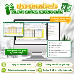 Sách 68 Biểu Mẫu Excel Ứng Dụng Văn Phòng - D08