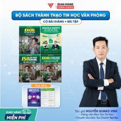 Bộ 4 Sách Excel - Google Sheets - 150 TT - Power Query Ứng Dụng Văn Phòng