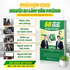 Sách 68 Biểu Mẫu Excel Ứng Dụng Văn Phòng - D08