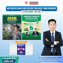 Bộ 2 Sách Excel - Google Sheets Ứng Dụng Văn Phòng