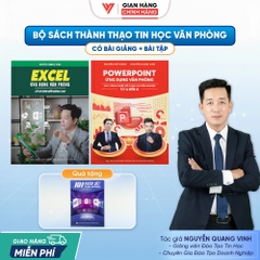 Bộ 2 Sách Excel - PowerPoint Ứng Dụng Văn Phòng