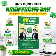 Sách 68 Biểu Mẫu Excel Ứng Dụng Văn Phòng - D08