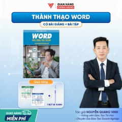 Sách Word Ứng Dụng Văn Phòng  Từ Cơ Bản Đến Nâng Cao - D02